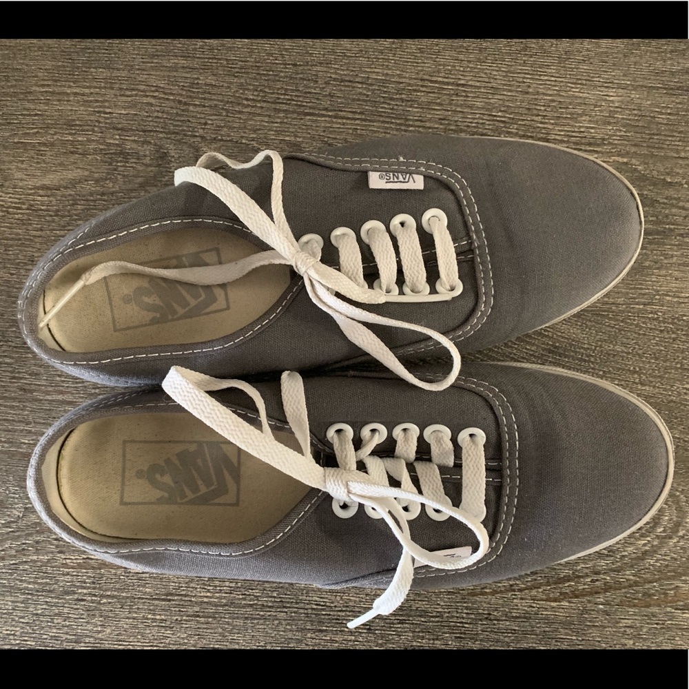 Women’s Gray Vans Size 5.5